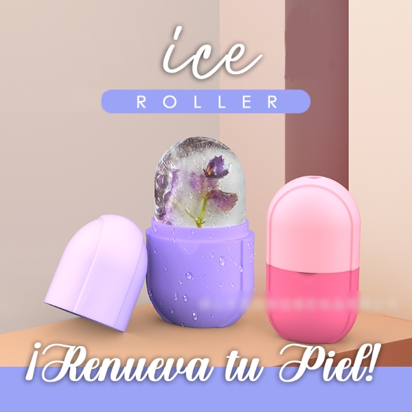 EN TENDENCIA! MASAJEADOR FACIAL ICE ROLLER 🟣