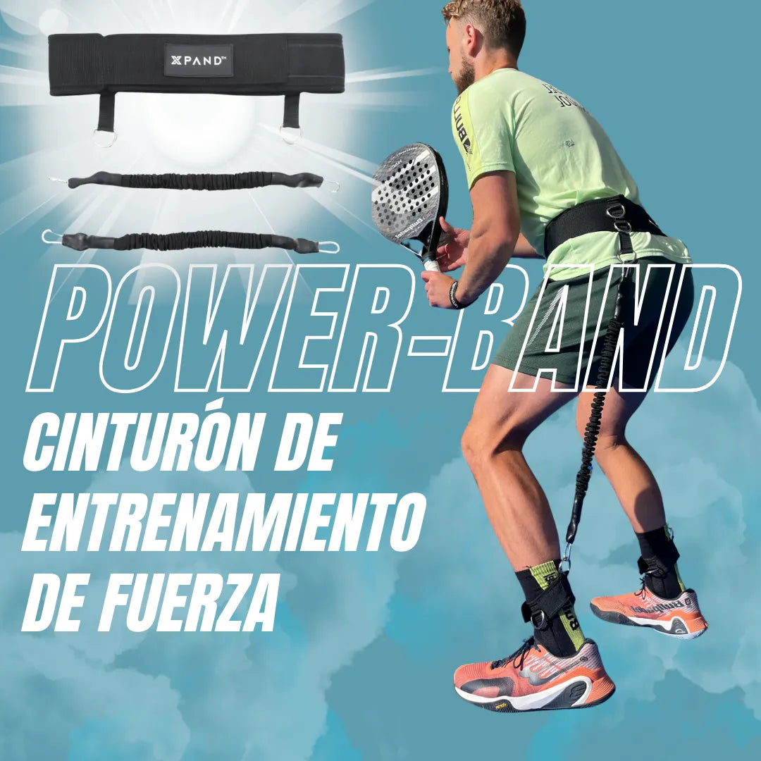 ¡TENDENCIA! POWER-BAND CINTURÓN DE ENTRENAMIENTO DE FUERZA