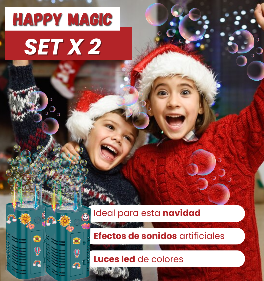 ¡OFERTA! SET X 2 HAPPY MAGIC