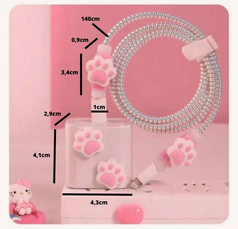 ¡PRODUCTO EN TENDENCIA! FUNDA PROTECTORA CARGADOR KITTY MKT!