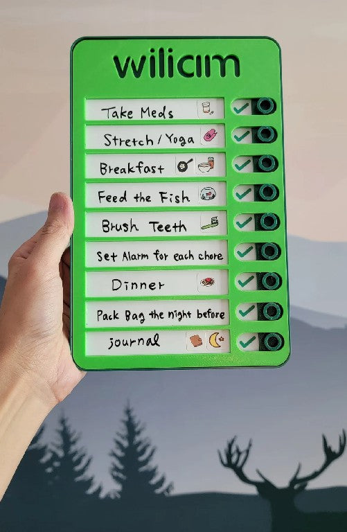 ¡¡¡HOT SALE!!! MY ROUTINE TABLERO DE CHECK LIST