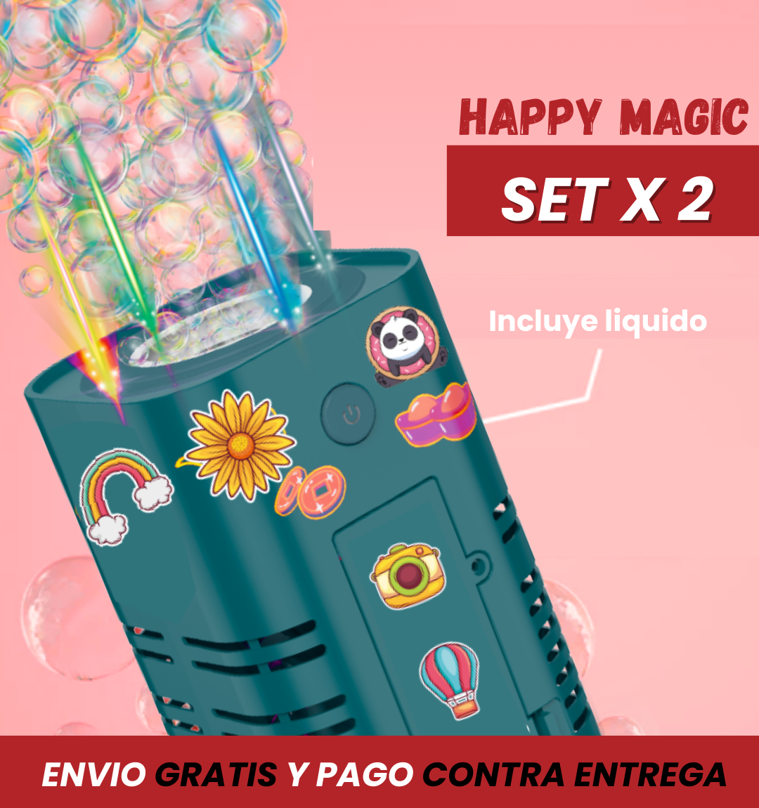 ¡OFERTA! SET X 2 HAPPY MAGIC