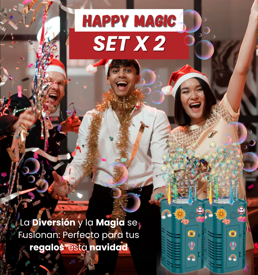 ¡OFERTA! SET X 2 HAPPY MAGIC