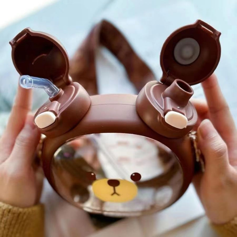 ¡EXCLUSIVO! BOTELLA DE AGUA DOBLE ZIPPER TEDDY