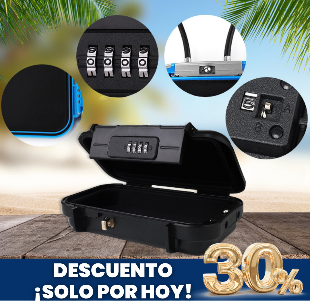 ¡EXCLUSIVO! CAJA DE SEGURIDAD PORTATIL POKET VAULT