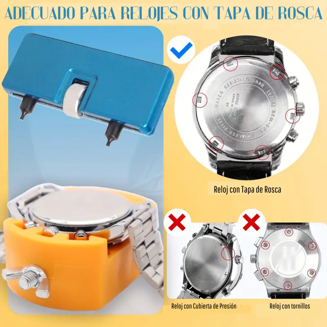 ¡PRODUCTO NOVEDOSO! KIT PARA RELOJES TIME MASTER