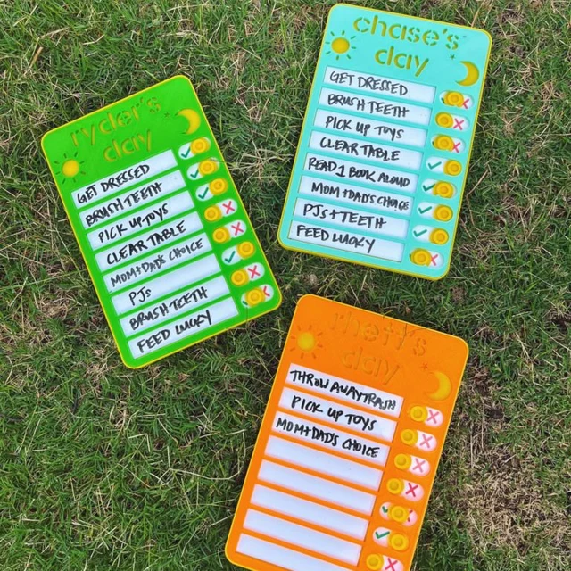 ¡¡¡HOT SALE!!! MY ROUTINE TABLERO DE CHECK LIST