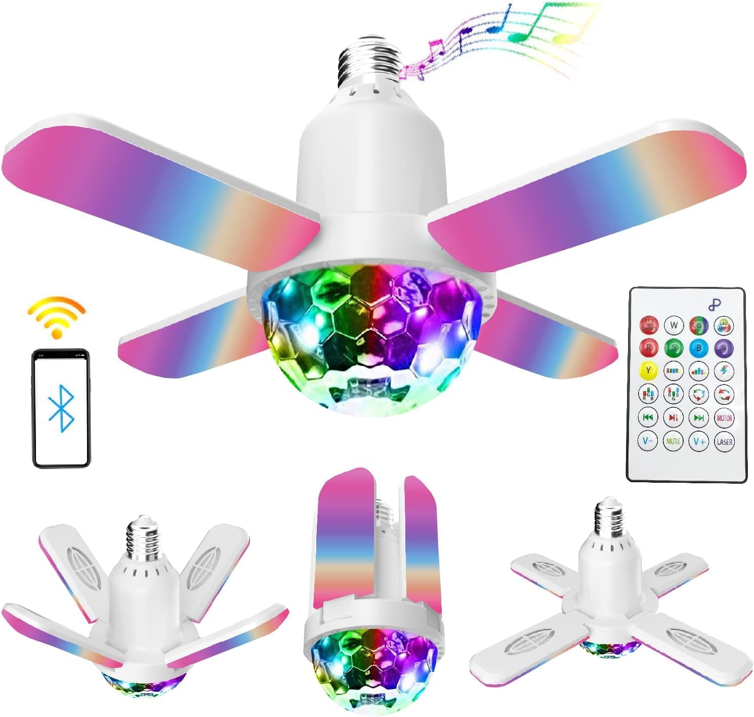 ¡IMPORTADO! BOMBILLA PARLANTE BLUETOOTH LUMISOUND