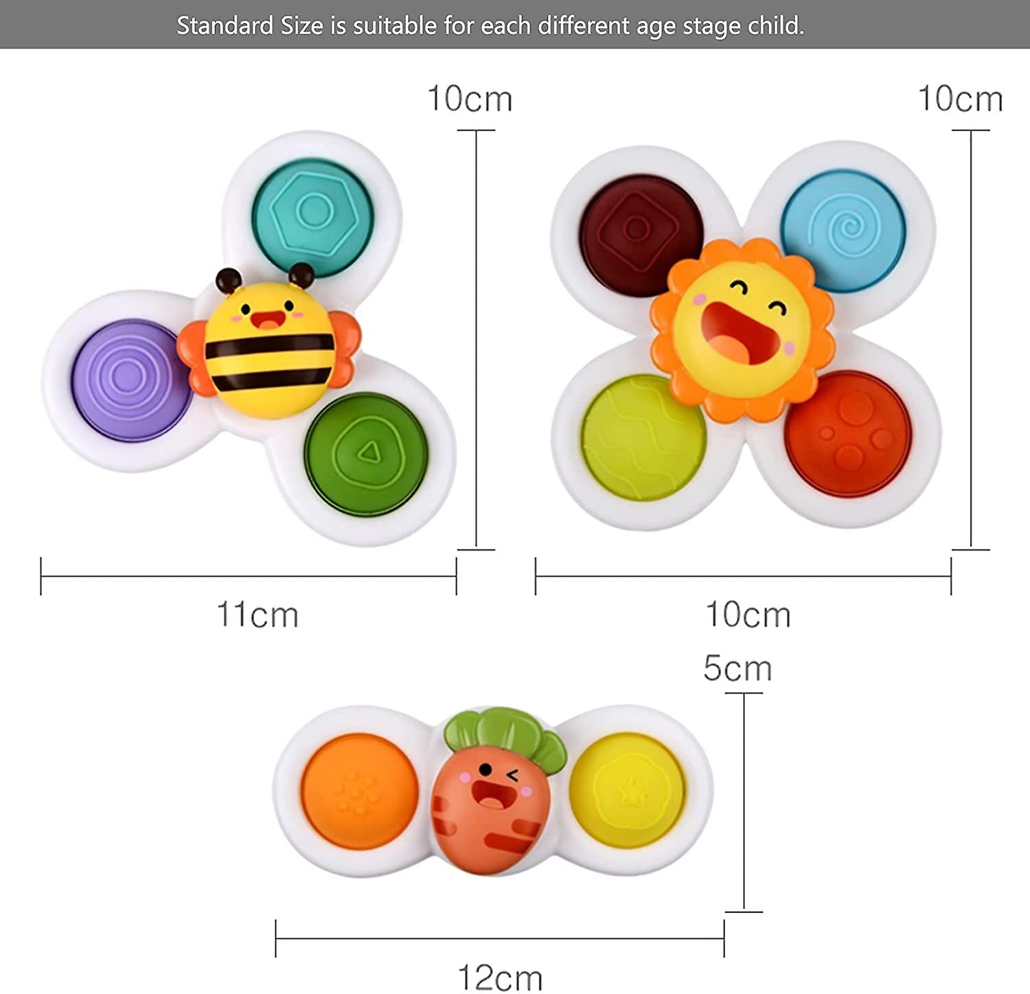 ¡¡PRODUCTO EN TENDENCIA!! BABY SPINNERS SET X3