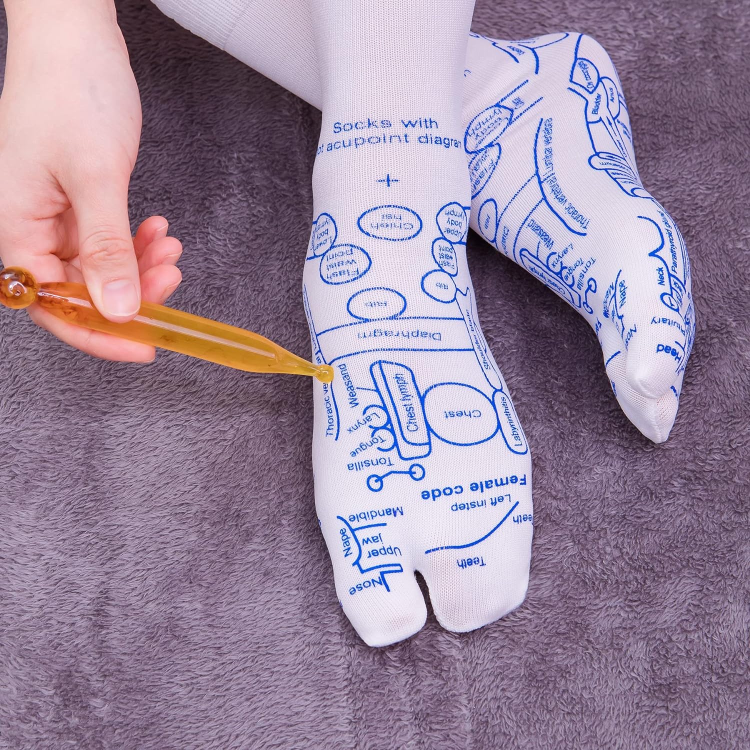 ¡EXCLUSIVO! KIT DE ACUPUNTURA ZENSOCKS (1 MEDIAS + 1 STICK)