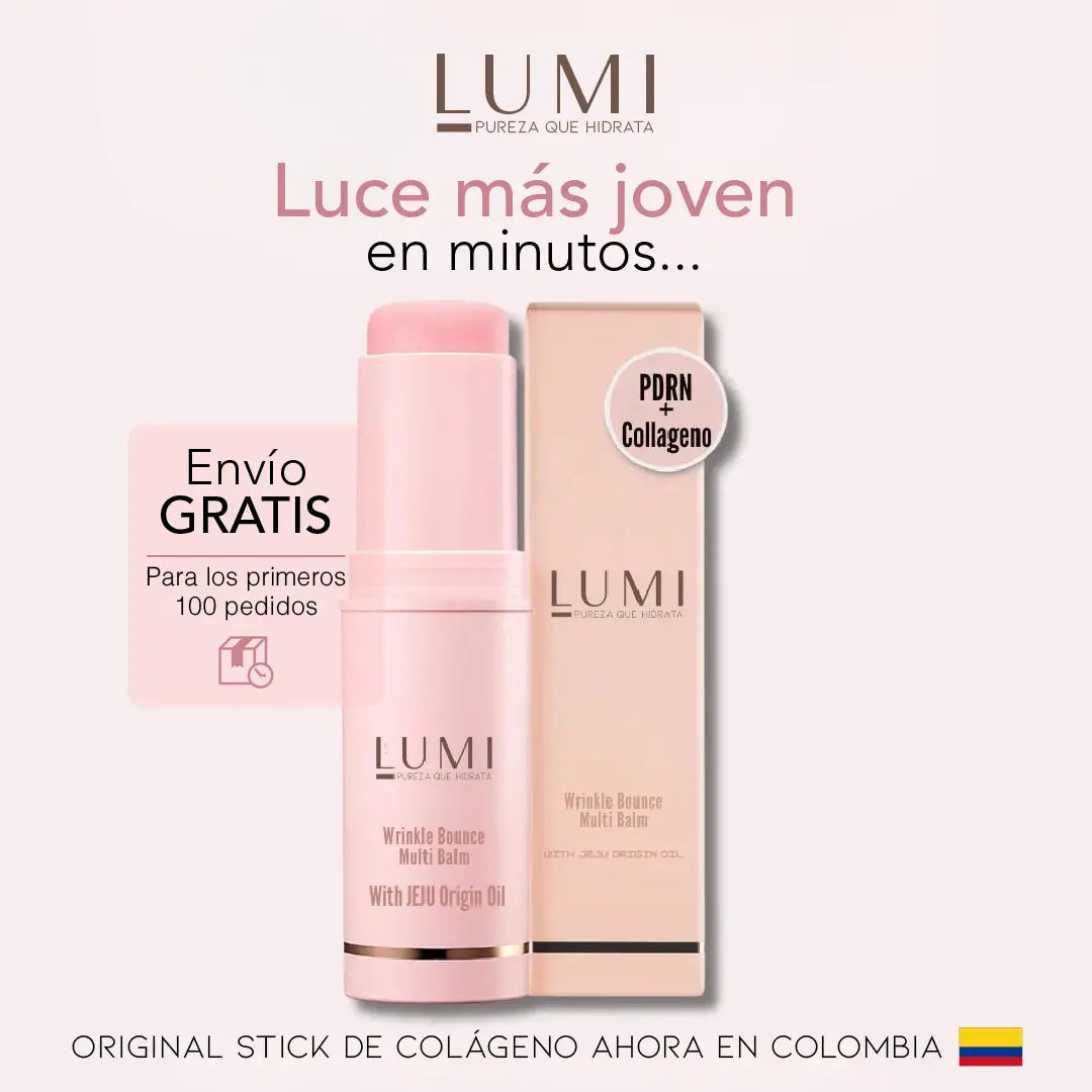 LUMI - STICK DE COLÁGENO CON PDRN - ANTIARRUGAS, PIEL HIDRATADA Y LUMINOSA