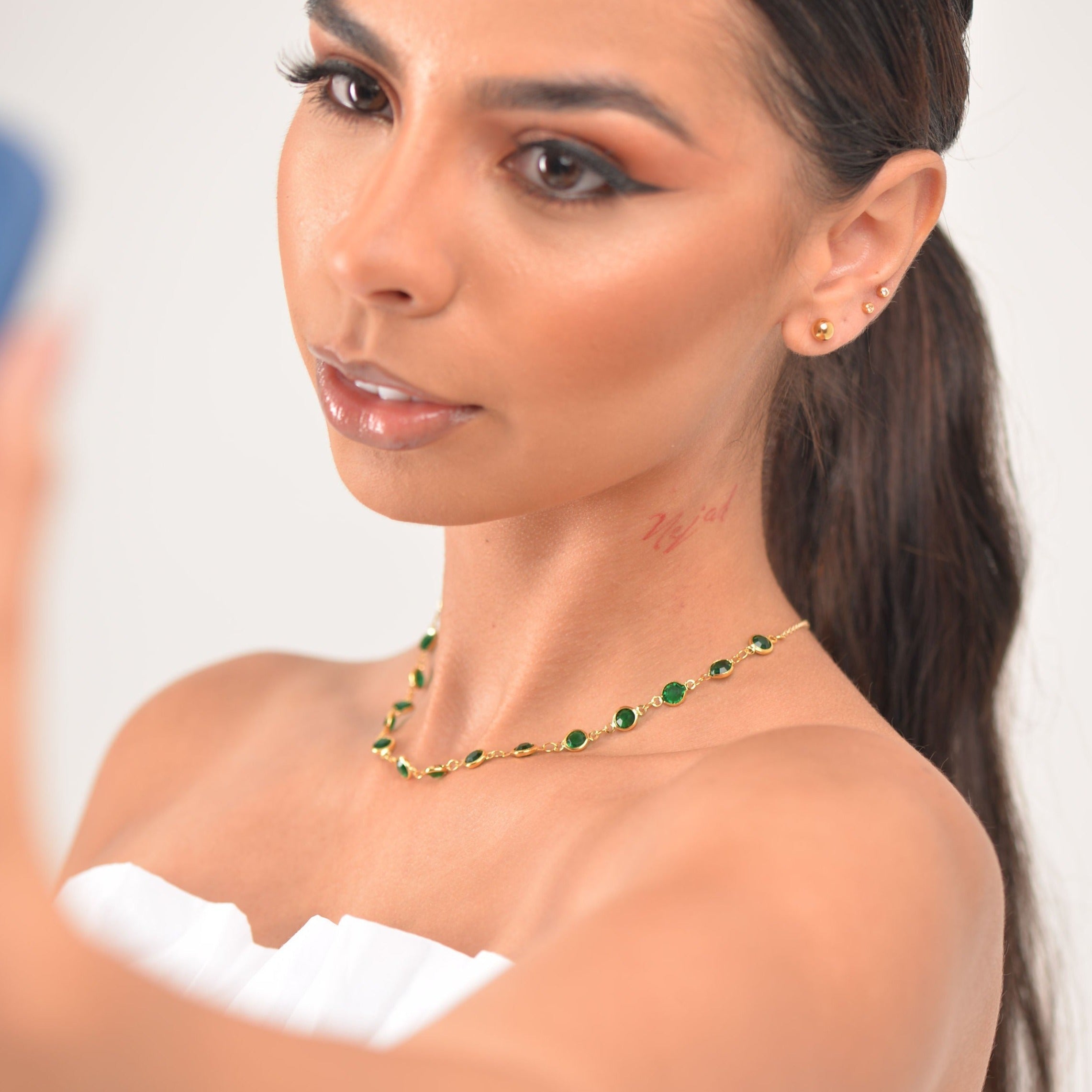 ✨¡EDICIÓN LIMITADA! 💎CADENA ESMERALDA 💯 MKT C