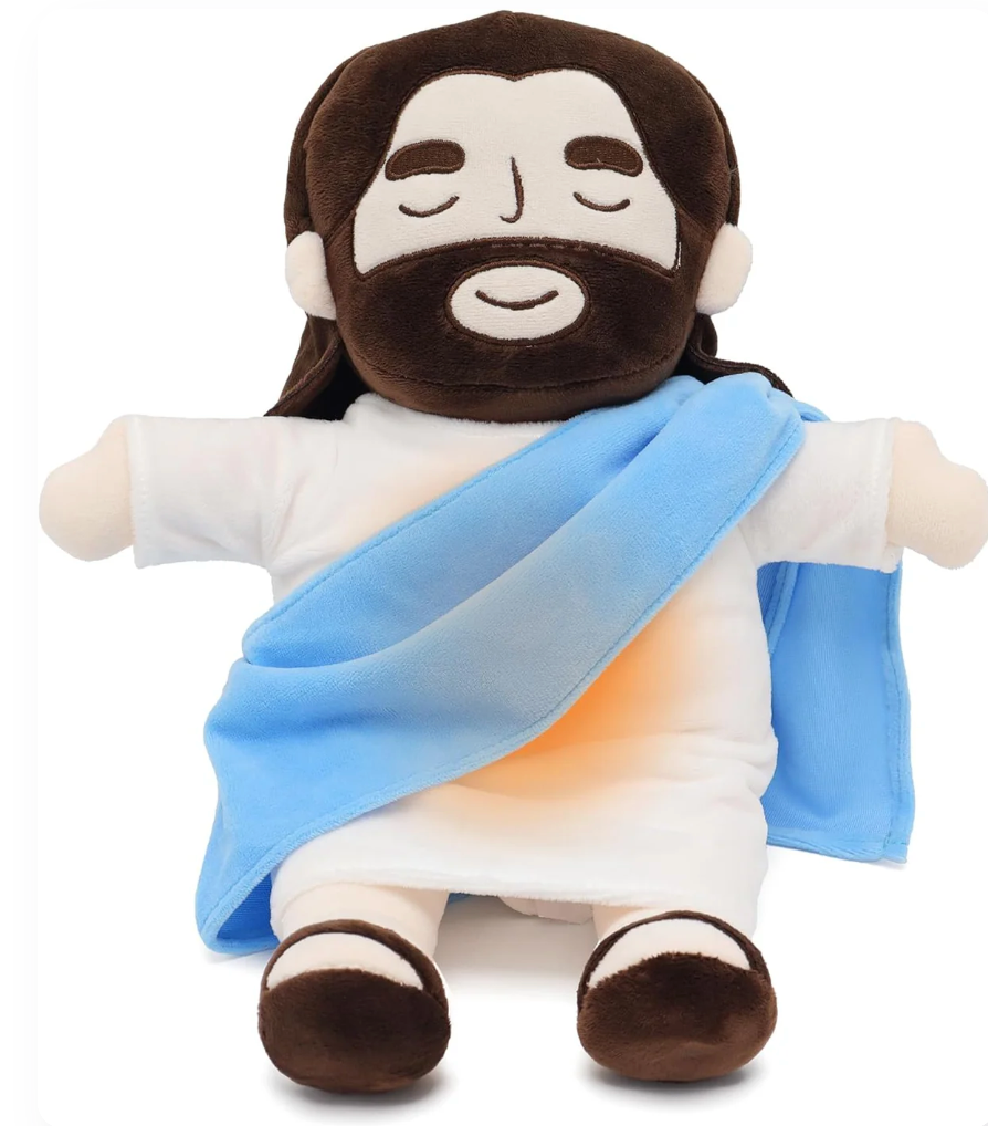 PRODUCTO ADICIONAL PELUCHE DE LUJO QUE RESPIRA JESUS MI FIEL AMIGO✝️