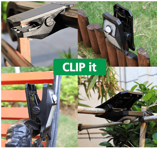¡PRODUCTO IMPORTADO! LÁMPARA CLIP EXTERIORES