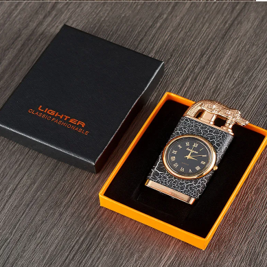 ¡¡¡VENTA CALIENTE!!! ENCENDEDOR Y RELOJ DOUBLE FIRE®️ 2 EN 1