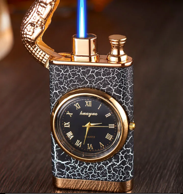 ¡¡¡VENTA CALIENTE!!! ENCENDEDOR Y RELOJ DOUBLE FIRE®️ 2 EN 1