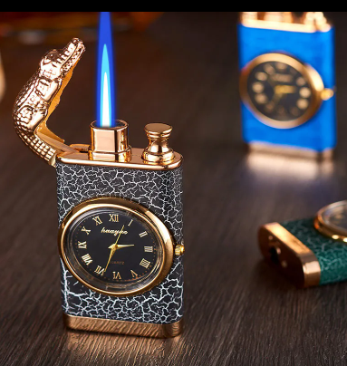¡¡¡VENTA CALIENTE!!! ENCENDEDOR Y RELOJ DOUBLE FIRE®️ 2 EN 1