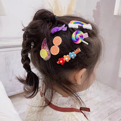 ¡DE MODA! 42 PINZAS CARICATURA PARA NIÑAS MKT E