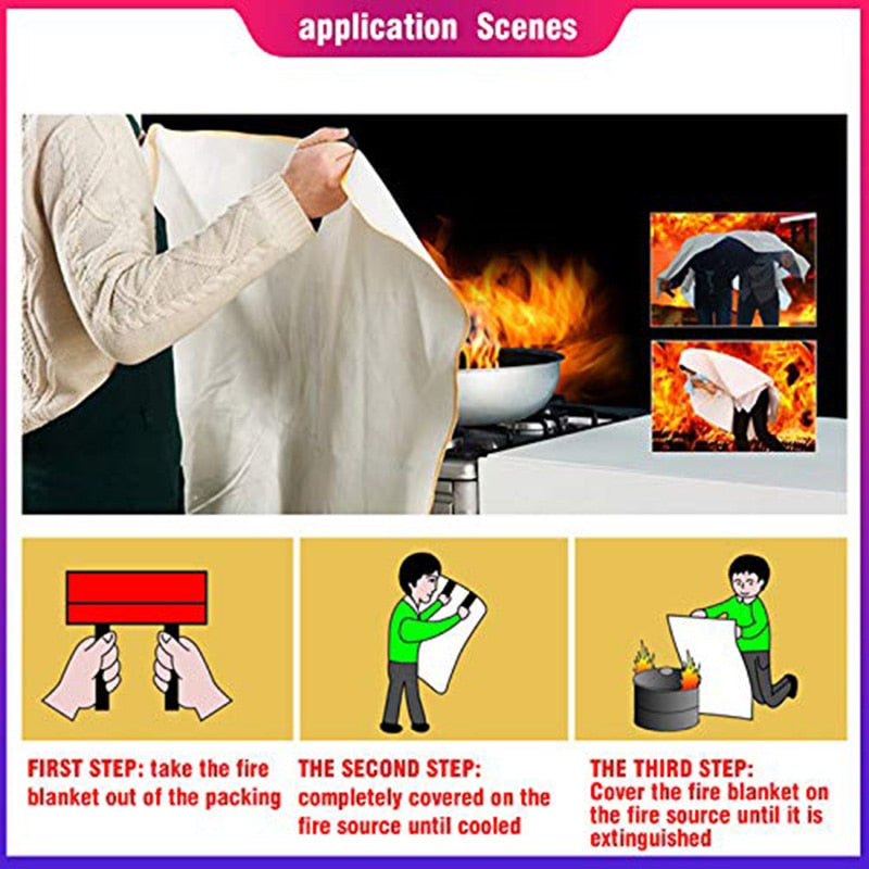 ¡¡PRODUCTO NOVEDOSO!! FIRE BLANKET MANTA CONTRA INCENDIOS