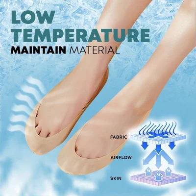 ¡EN TENDENCIA! SET DE 3 MEDIAS SEDA DE HIELO MKT!