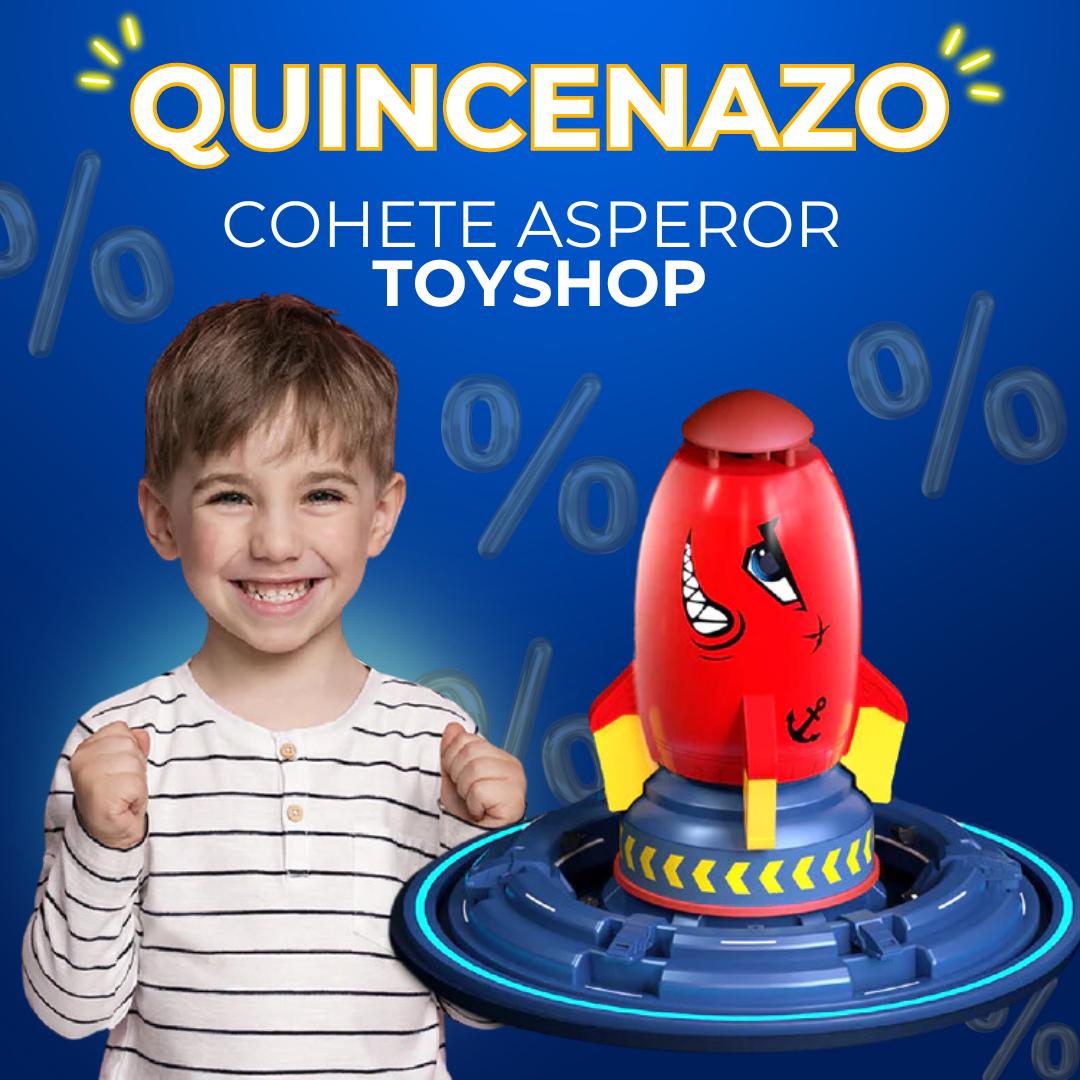 ¡BLACK FRIDAY! 50% OFF ASPERSOR DE AGUA COHETE TOYSHOP 006