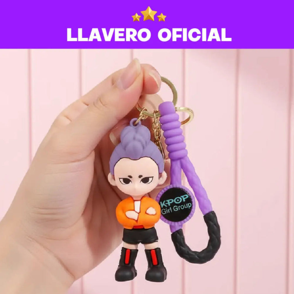 K-Charms | K-Pop Demon Hunters llavero de Silicona | Accesorio para Mochila y Llaves