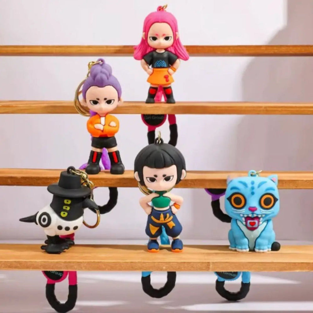 K-Charms | K-Pop Demon Hunters llavero de Silicona | Accesorio para Mochila y Llaves