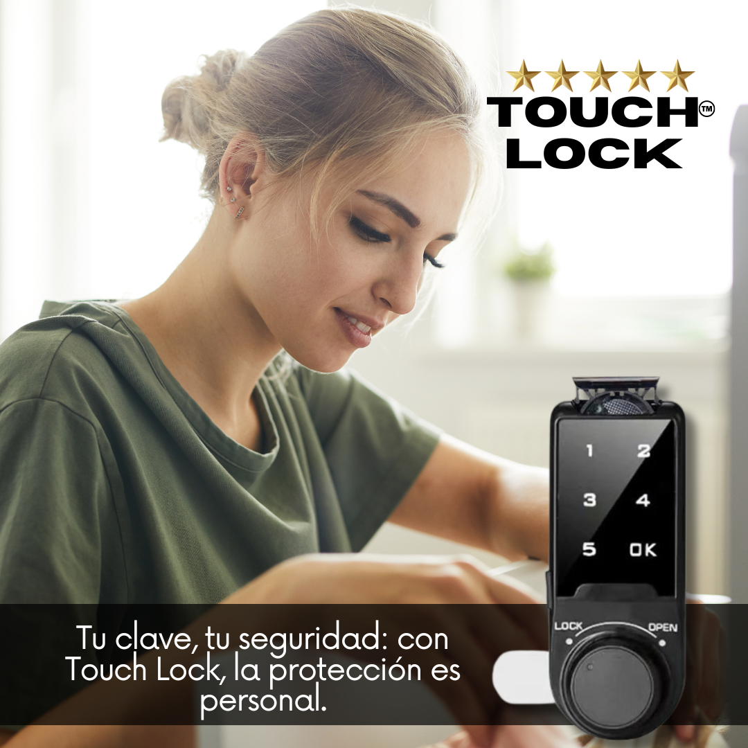 ¡EXCLUSIVO! CERRADURA ELECTRONICA TOUCH LOCK