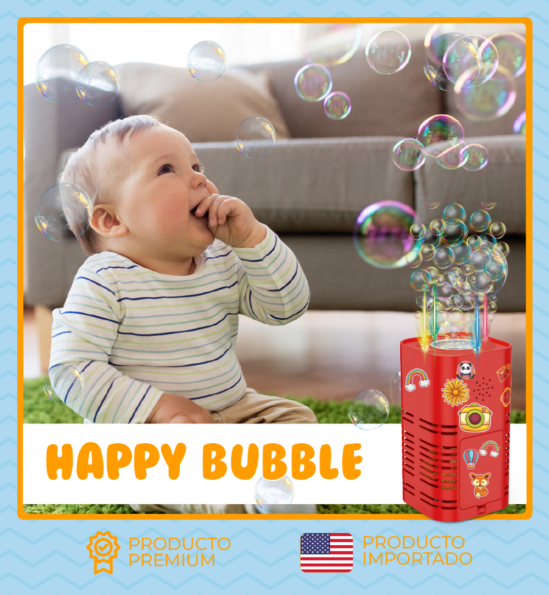 ¡IMPORTADOS! HAPPY BUBBLE