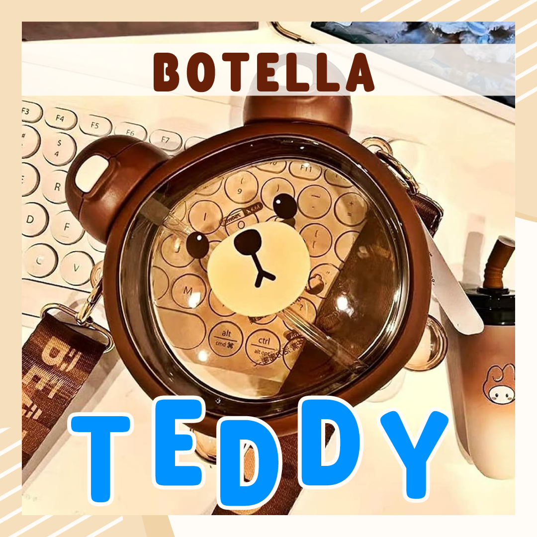 ¡COLECCIÓN DE LIQUIDACIÓN! BOTELLA DE AGUA TEDDY