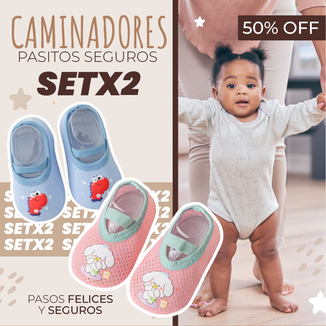 ¡EXCLUSIVO! SETX2 CAMINADORES PASITOS SEGUROS MKT B