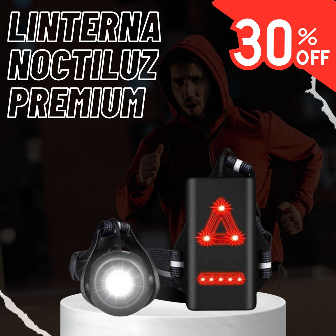 ¡EXCLUSIVO! ARNES CON LINTERNA NOCTILUZ RUNNING