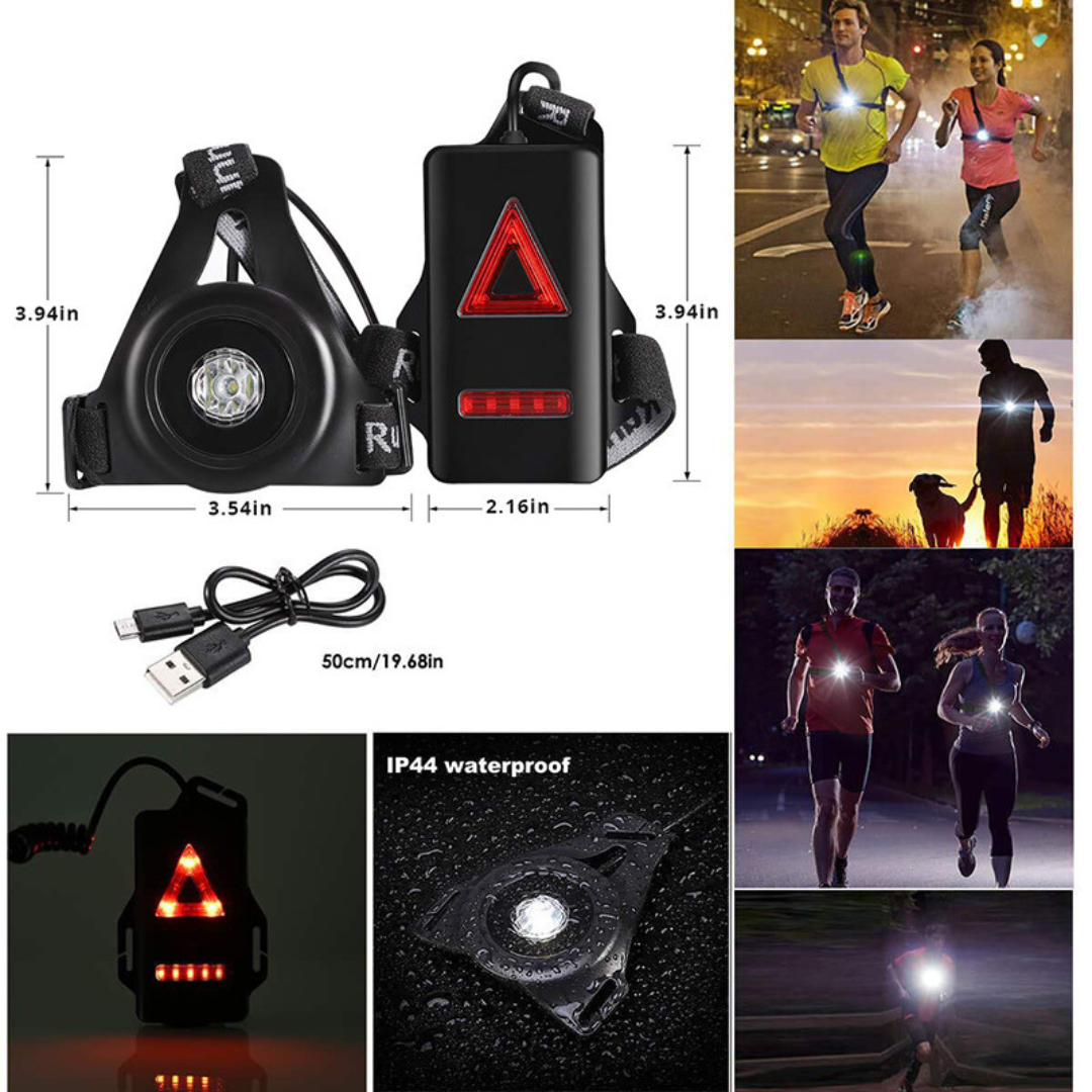 ¡EXCLUSIVO! ARNES CON LINTERNA NOCTILUZ RUNNING