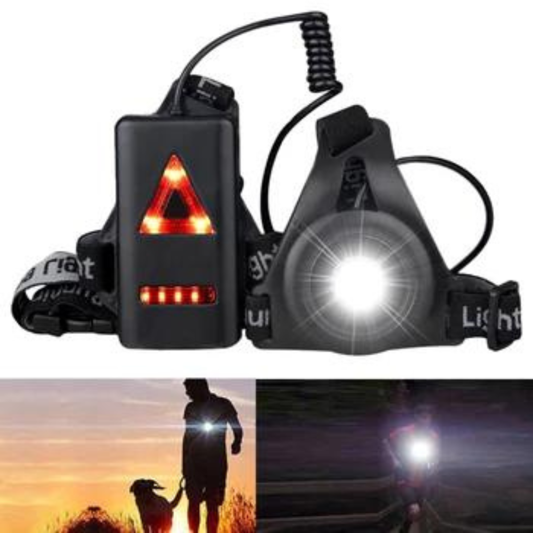 ¡EXCLUSIVO! ARNES CON LINTERNA NOCTILUZ RUNNING