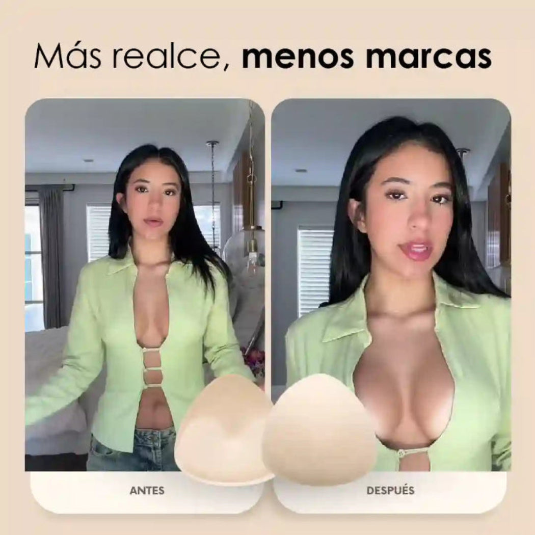 ¡ÚNICO EN COLOMBIA! PushUpPads - PADS DISCRETOS, CON EFECTO PUSH-UP