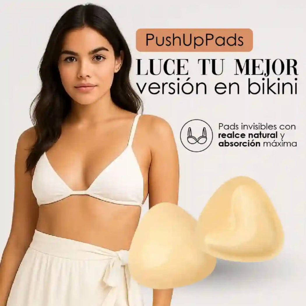 ¡ÚNICO EN COLOMBIA! PushUpPads - PADS DISCRETOS, CON EFECTO PUSH-UP
