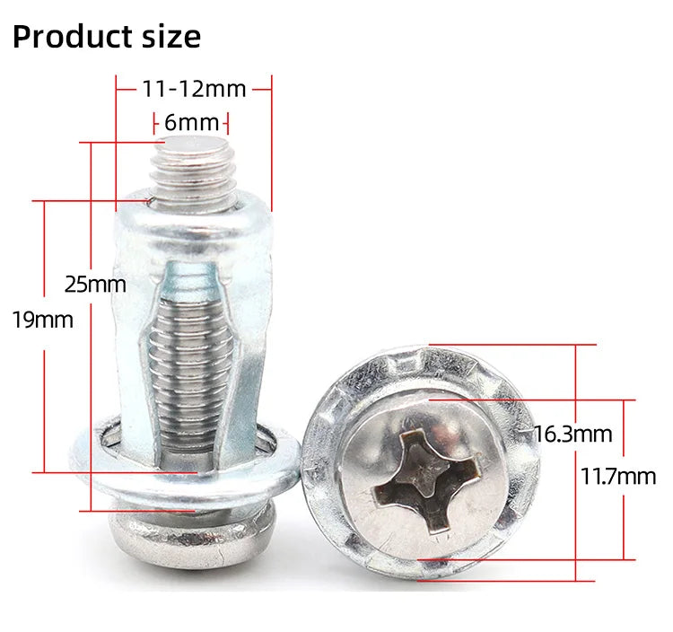 ¡EXCLUSIVO! SET X 30 TUERCAS DE EXPANSIÓN