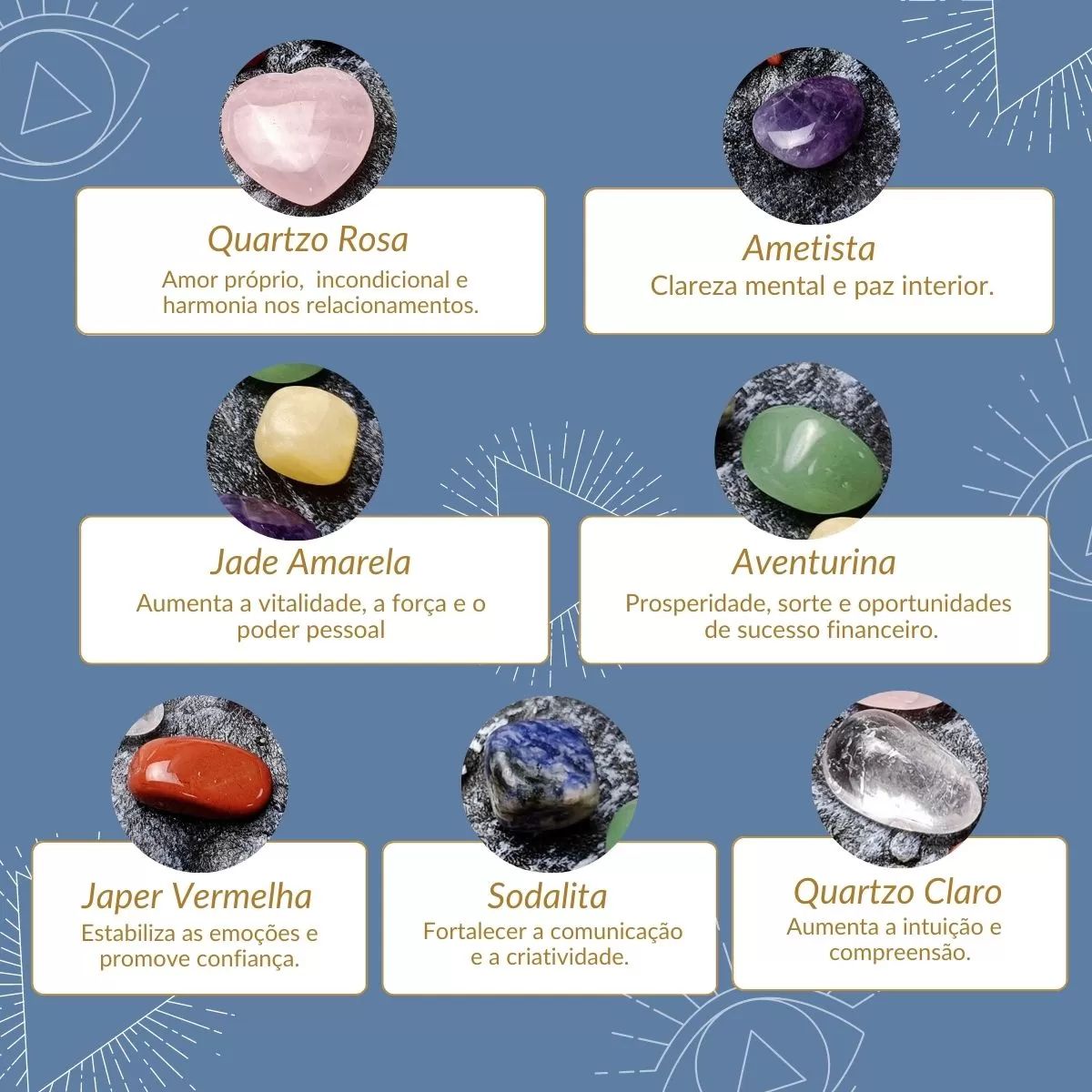 ¡¡PRODUCTO DE LUJO!! - KIT ENERGÉTICO DE PIEDRAS NATURALES