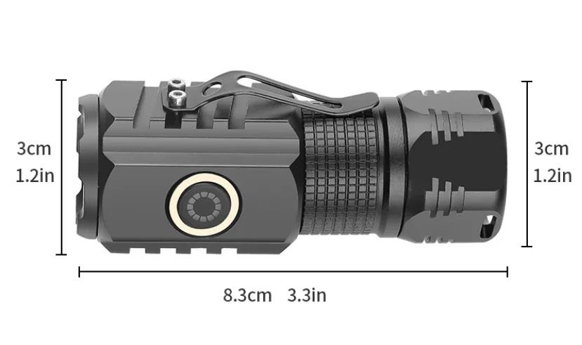 ¡EN TENDENCIA! MINI LINTERNA POTENTE MULTIFUNCIONAL