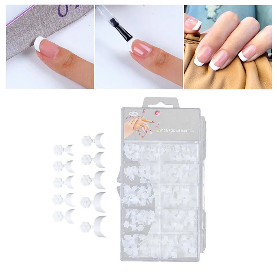 ¡PRODUCTO EN TENDENCIA! 🌸 KIT DE MANICURA FRANCESA PROFESIONAL™️ 💅 MKT C