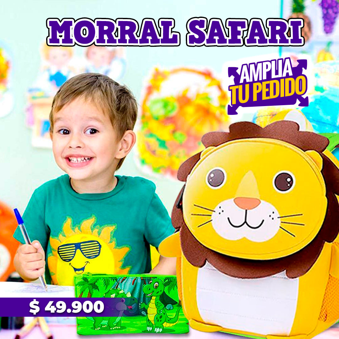 ¡AMPLÍA TU PEDIDO! MORRAL SAFARI