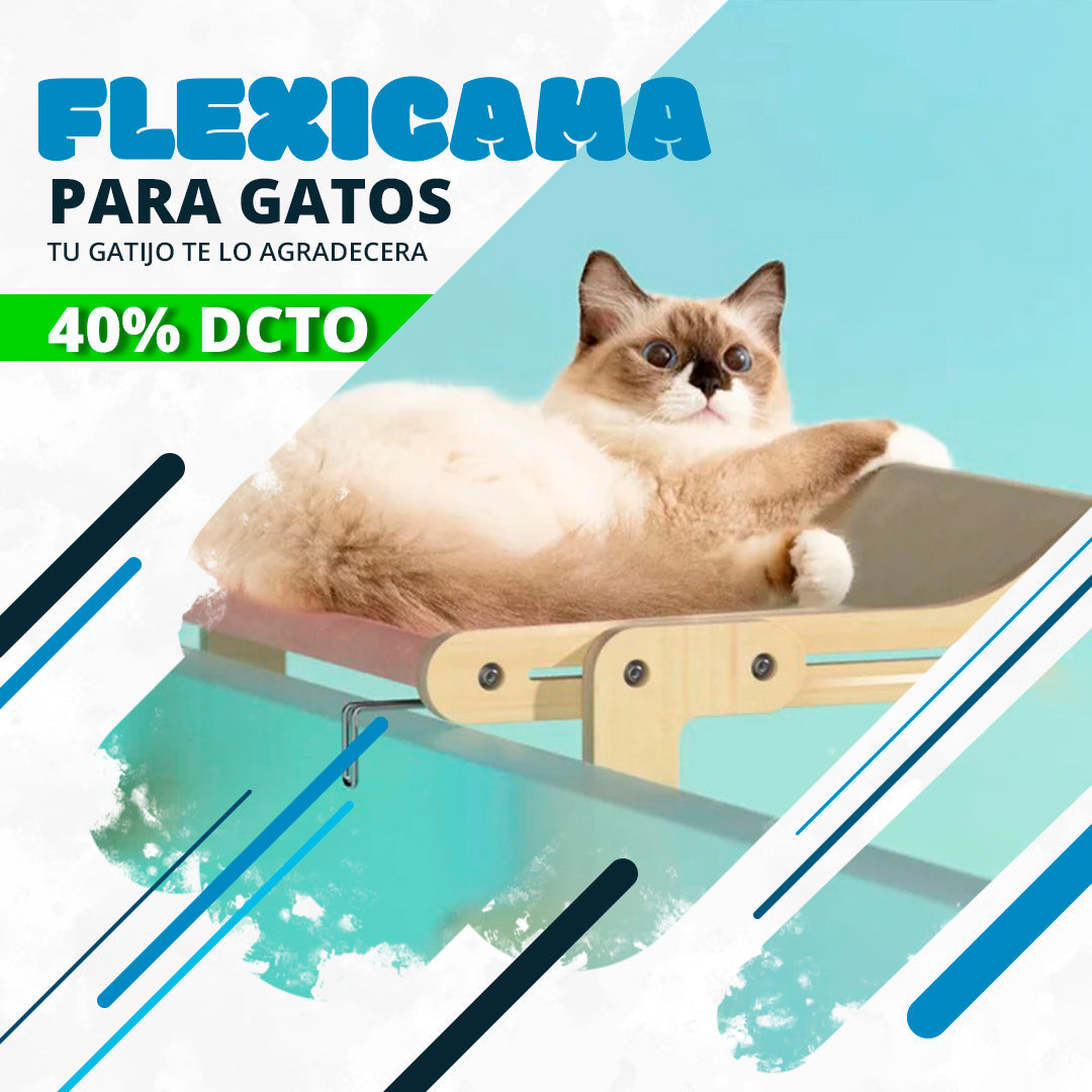 ¡EN TENDENCIA! FLEXICAMA PARA GATOS MKT H