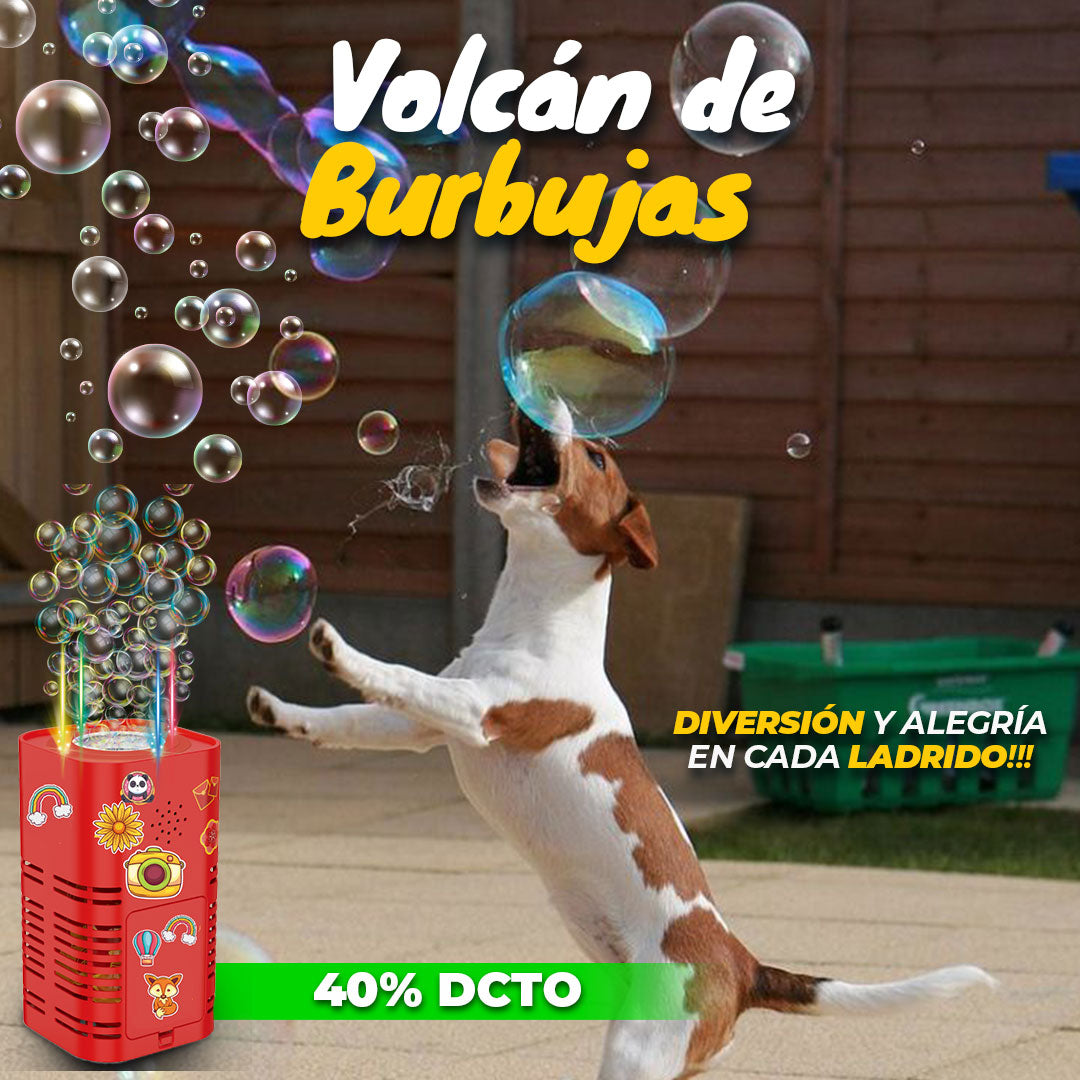 ¡EN TENDENCIA! BURBU-HUELLAS MAQUINA DE BURBUJAS PARA MASCOTAS