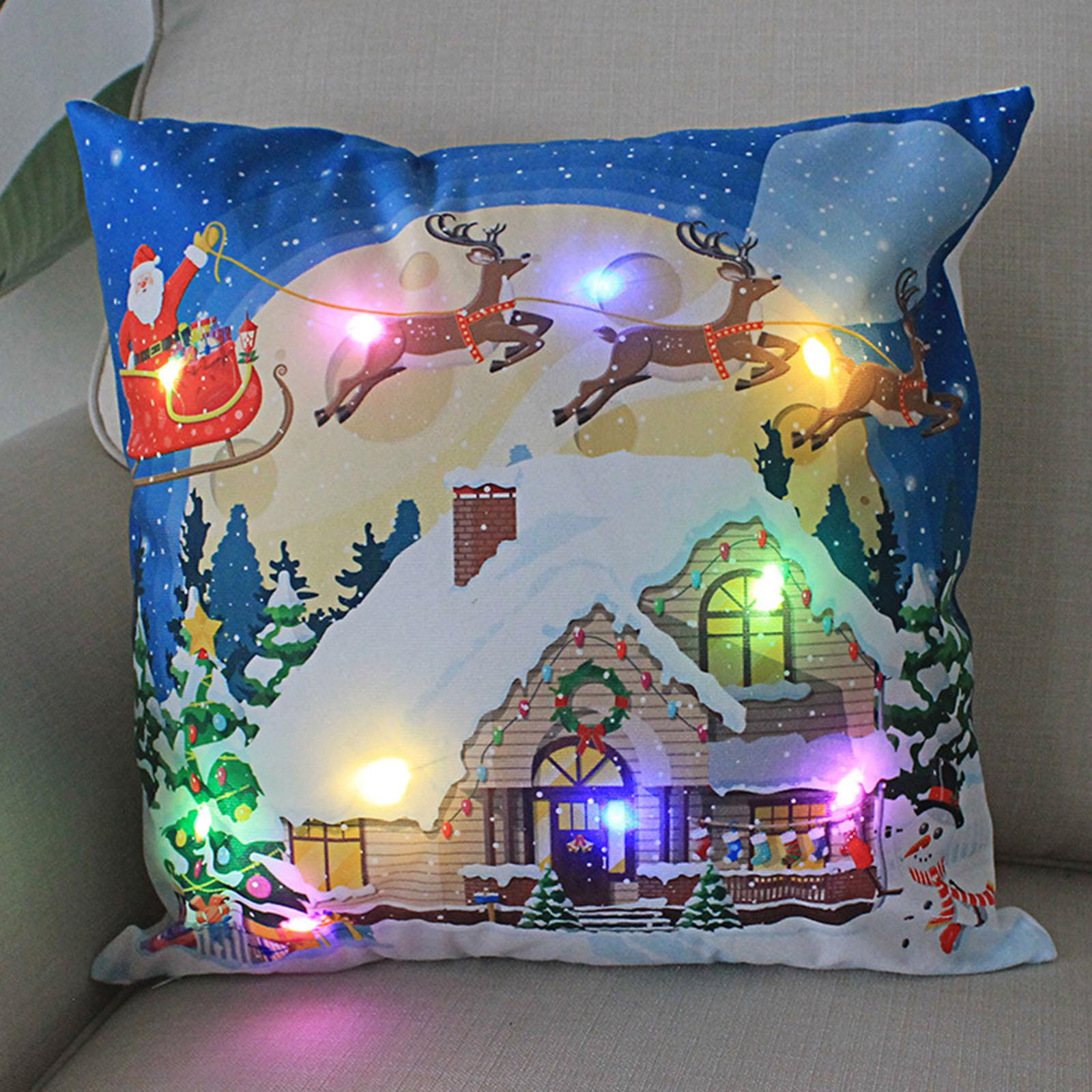 ¡PRODUCTO EXCLUSIVO! FUNDAS COJINES LED NAVIDEÑAS