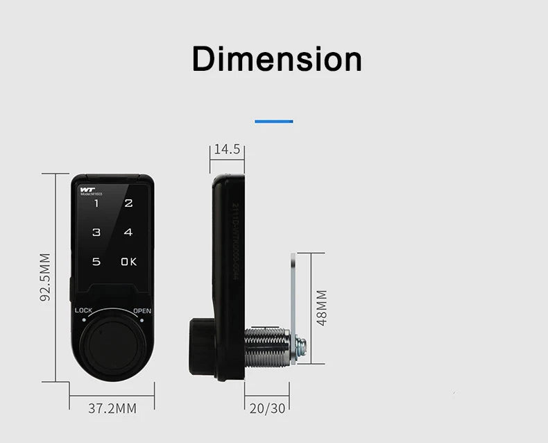 ¡EXCLUSIVO! CERRADURA ELECTRONICA TOUCH LOCK