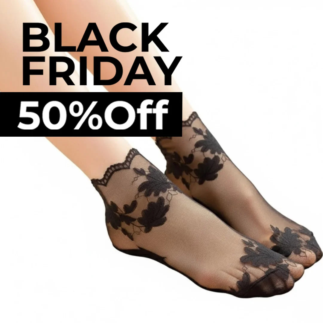 ¡BLACK FRIDAY! 50% OFF MEDIAS DE ENCAJE FASHION COMFORT MKT A