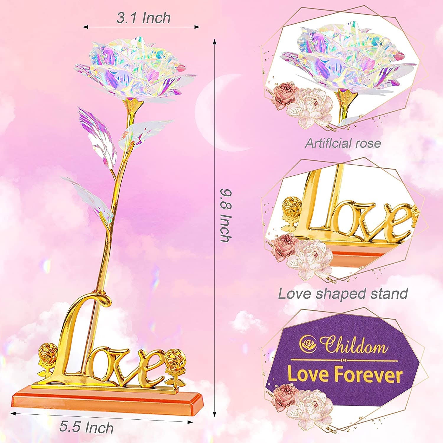 ¡PRODUCTO EXCLUSIVO! CRISTAL ROSE MKT C