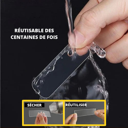 ADICIONAL SET DE CINTA MÁGICA ADHESIVA DOBLE CARA