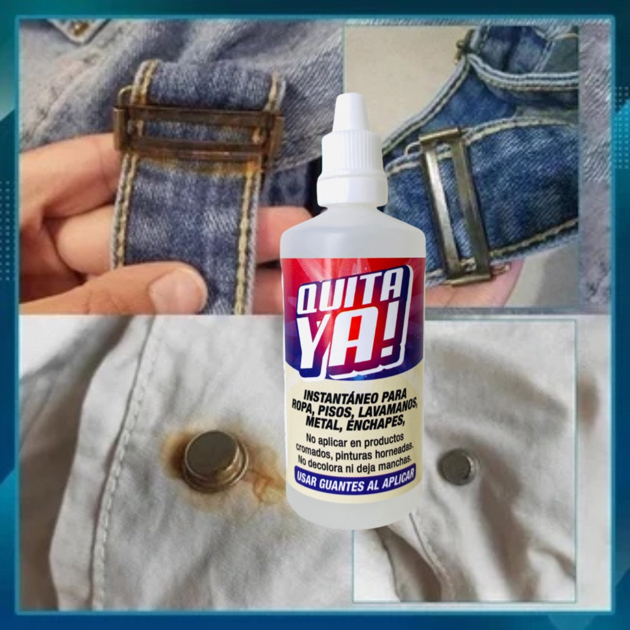 😍PRODUCTO EXCLUSIVO ❗ REMOVEDOR DE ÓXIDO MULTIFUNCIONAL PARA ROPA🔥