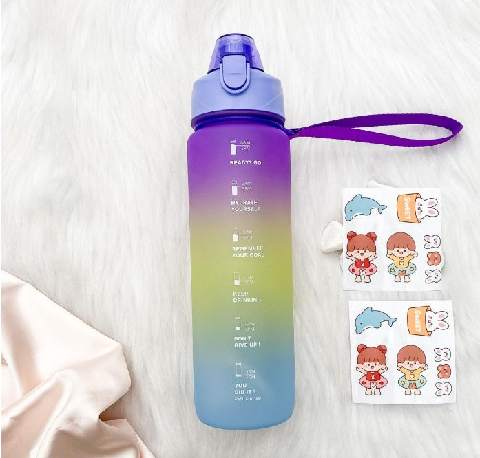 🌟MOTIVACIONAL 💯 TERMO LOVEYOURSELF 🔆DEGRADADO MULTICOLOR ™